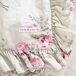 Rare Rachel Ashwell Shabby Chic Pink Label Bouquet Rose Duvet