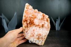 10 Lb Pink Amethyst Geode, Self-Standing Rare Natural Rose Amethyst