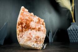 10 Lb Pink Amethyst Geode, Self-Standing Rare Natural Rose Amethyst