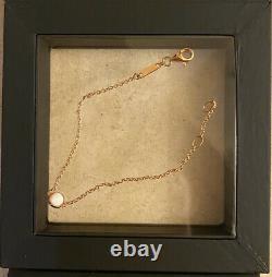$1200 Piaget Possession Bracelet 18k Rose Gold & White Chalcedony (new & Rare)