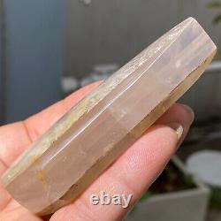 142g Rare Dendrite Pink Rose Quartz Crystal Inclusion Mineral Healing Specimen