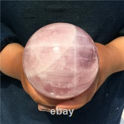 1520 g Natural Rare High Quality Pink Rose Quartz Crystal Sphere Healing Ball