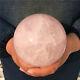 1550g Natural Rare High Quality Pink Rose Quartz Crystal Sphere Healing Ball