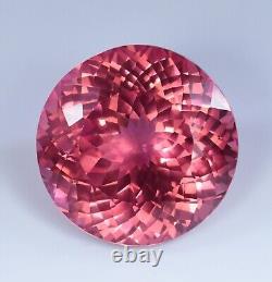 162.00Ct Natural Rare Pink Padparadscha Sapphire Ceylon Round Cut Gemstone AAAA