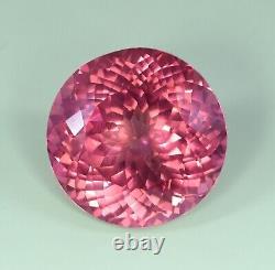 162.00Ct Natural Rare Pink Padparadscha Sapphire Ceylon Round Cut Gemstone AAAA