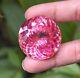162.00ct Natural Rare Pink Padparadscha Sapphire Round Cut Gemstone From Ceylon