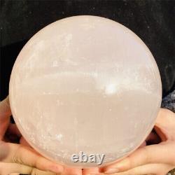 1890 g Natural Rare High Quality Pink Rose Quartz Crystal Sphere Healing Ball