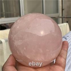 1925g Natural Rare High Quality Pink Rose Quartz Crystal Sphere Healing Ball
