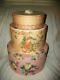 1940's Hat Box Roses Wallpaper Set 3 Shades Of Pink Rare Cottage Shabby Chic