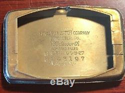 1941 Vintage HAMILTON 980 MYRON Rare Rose Gold Case, Stunning Salmon Dial-Works
