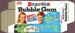 1966 Pete Rose/jim Grant/ron Santo Bazooka Bubble Gum Box Mint Ships Free Rare