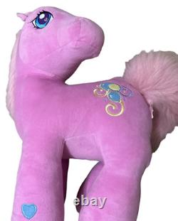 2007 My Little Pony MLP Jumbo 22 Inch Pinkie Pie Horse Plush With Zipper Rare HTF