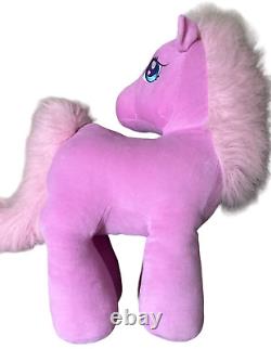 2007 My Little Pony MLP Jumbo 22 Inch Pinkie Pie Horse Plush With Zipper Rare HTF