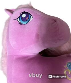 2007 My Little Pony MLP Jumbo 22 Inch Pinkie Pie Horse Plush With Zipper Rare HTF