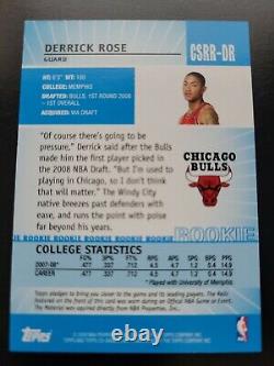 2008-09 Derrick Rose Topps Co-signers Patch VERY VERY RARE