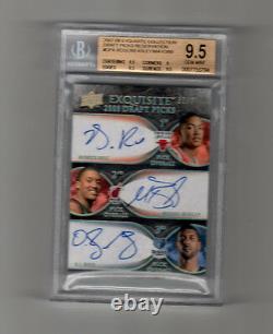 2008-09 EXQUISITE AUTO RC DERRICK ROSE BEASLEY MAYO /99 BGS 9.5 With10 RARE