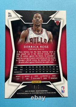 2014-15 Panini Select Derrick Rose /5 Limited Edition Super Rare Basketball Card