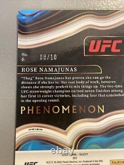 2022 Panini UFC Select Rose Namajunas Gold Phenomenon /10- Rare SP