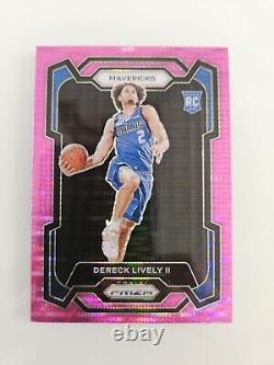 2023 Panini Prizm Derek Lively II Pink Pulsar /42