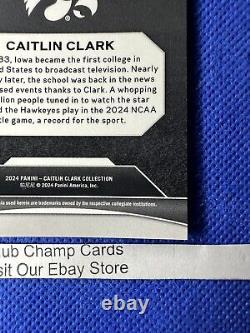 2024 #OC-CC Panini-Caitlin Clark Collection On Campus Rare Pink Prizm SSP