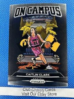 2024 #OC-CC Panini-Caitlin Clark Collection On Campus Rare Pink Prizm SSP Nice