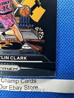 2024 #OC-CC Panini-Caitlin Clark Collection On Campus Rare Pink Prizm SSP Nice