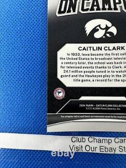 2024 #OC-CC Panini-Caitlin Clark Collection On Campus Rare Pink Prizm SSP Nice