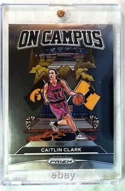 2024 Panini Caitlin Clark Collection RARE Pink Uniform On Campus Case Hit SSP