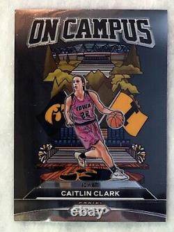 2024 Panini Caitlin Clark Collection RARE Pink Uniform On Campus Case Hit SSP