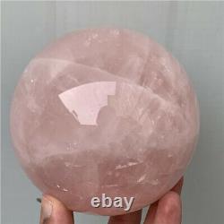 2135 g Natural Rare High Quality Pink Rose Quartz Crystal Sphere Healing Ball