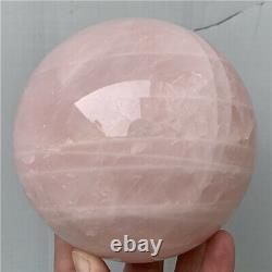 2190g Natural Rare High Quality Pink Rose Quartz Crystal Sphere Healing Ball