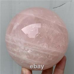 2190g Natural Rare High Quality Pink Rose Quartz Crystal Sphere Healing Ball