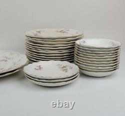 28pc Vintage Antique Buffalo Pottery Early 1900s DISHES Dinner Plates etc RARE