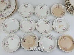 28pc Vintage Antique Buffalo Pottery Early 1900s DISHES Dinner Plates etc RARE