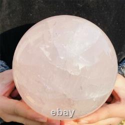 2970 g Natural Rare High Quality Pink Rose Quartz Crystal Sphere Healing Ball