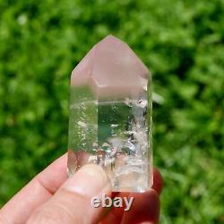 2.5in 113g RARE Large Channeler Pink Lithium Quartz Crystal Tower, Brazil