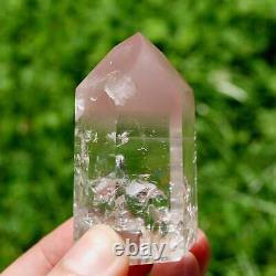 2.5in 113g RARE Large Channeler Pink Lithium Quartz Crystal Tower, Brazil