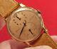 34mm Charles Nicolet Rare 18k Gold Unusual Doctors Regulator Dial Wristwatch