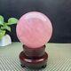 3lb Rare Natural Pink Rose Quartz Sphere Crystal Ball Mineral Specimen Gift