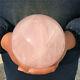 3.39lb Natural Rare High Quality Pink Rose Quartz Crystal Sphere Healing Ball