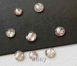 3-3.3mm Pink Rose Cut Diamond, Rare Natural Beautiful Loose Faceted Diamond