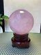 3.5lb Rare Natural Pink Rose Quartz Sphere Crystal Ball Mineral Specimen Gift