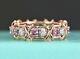 $45k Rare Tiffany Co Fancy Pink Diamond 18k Rose Gold Platinum Schlumberger Ring