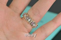 $45k Rare Tiffany Co Fancy Pink Diamond 18K Rose Gold Platinum Schlumberger Ring