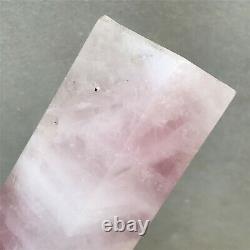 5470g Natural Pink Rose quartz obelisk rare powder crystal wand point healing