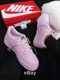 6Y 8 Womens Nike AF1 Air Force 1 LOW ROSE BABY PINK CASUAL SNEAKERS RARE