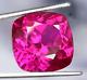 Aaa+ Natural Pink Sapphire Cushion Cut 26.45 Ct Certified Rare Loose Gemstone