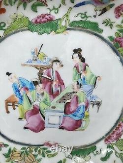 A rare Antique Chinese famille Rose Plate