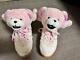 Adidas Jeremy Scott Bear Sneakers Shoes Pink Us 9 Used Rare