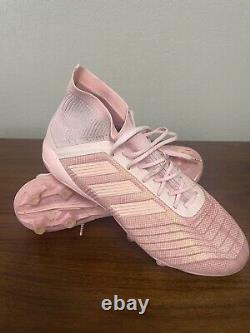 Adidas Mens Rare Predator 18.1 FG Pink Rose Gold Soccer Cleats Shoes